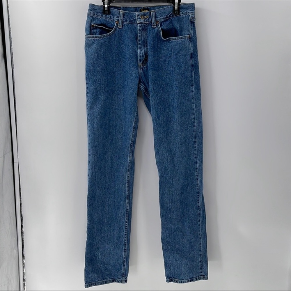 Lee regular fit mens straight leg jeans tag size 32x36